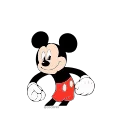 🆗 emoji Mickey Mouse🐭-@MochaStickers Telegram sticker 9 of 12