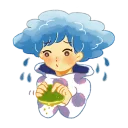 😓 emoji Weather people stamp Telegram sticker 18 of 41