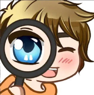 🔎 emoji Danti Emote Telegram sticker 19 of 49
