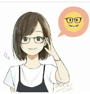 🤓 emoji Anime "Kawaii" @ToxicMemory Telegram sticker 10 of 120