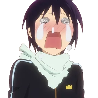 😭 emoji Noragami @mranimetv Telegram sticker 24 of 95