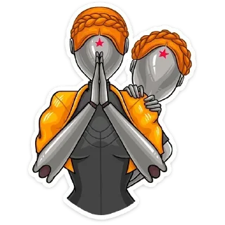 🙏 emoji Atomic Heart Telegram sticker 12 of 20
