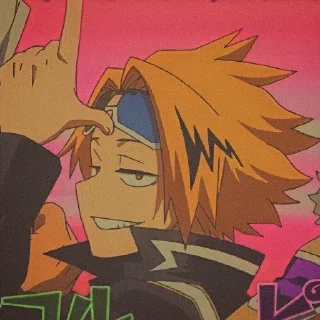 😏 emoji Каминари Денки Telegram sticker 6 of 61