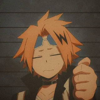 😣 emoji Каминари Денки Telegram sticker 12 of 61