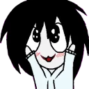 Sticker from Jeff the killer...