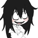 Sticker from Jeff the killer...