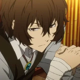 🖤 emoji Dazai [@Shinigami] Telegram sticker 7 of 41