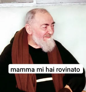 😇 emoji padre pio - @firmamento Telegram sticker 22 of 50
