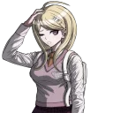 🎶 emoji Kaede Akamatsu Telegram sticker 16 of 36
