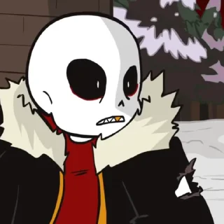 ❤️ emoji Fell!Sans by : @Undertale_Stickers Telegram sticker 22 of 32
