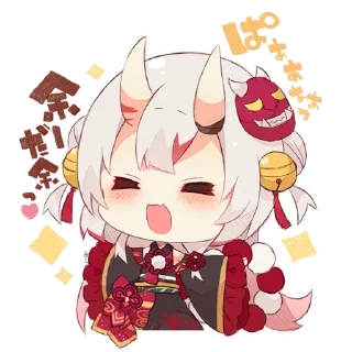Sticker from Nakiri Ayame per Wizard