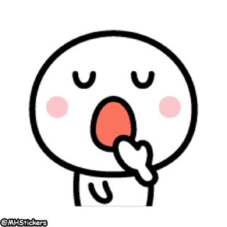 🥱 emoji @MHStickers Simple Man 2 Telegram sticker 19 of 41