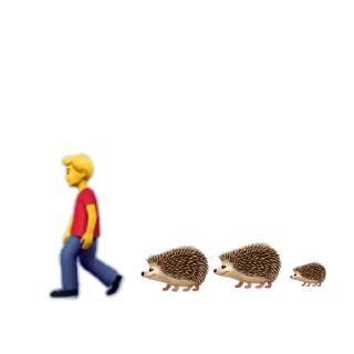 Sticker from من و جوجه تیغیم