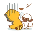 😞 emoji RASCAL @Nekosticker Telegram sticker 11 of 120