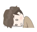 😩 emoji Cute Boy Telegram sticker 15 of 42