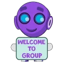 😃 emoji Cyber-DAO Telegram sticker 7 of 10