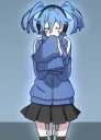 😌 emoji Random Animu Pack Telegram sticker 13 of 78