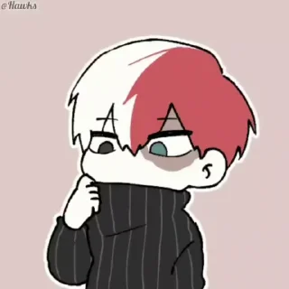 😶 emoji (@Tengen) MHA Video Pack Telegram sticker 11 of 50