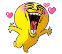 ❤ emoji Mr. Emoticon 4-8 Telegram sticker 13 of 120