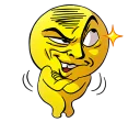 😏 emoji Mr. Emoticon 4-8 Telegram sticker 24 of 120