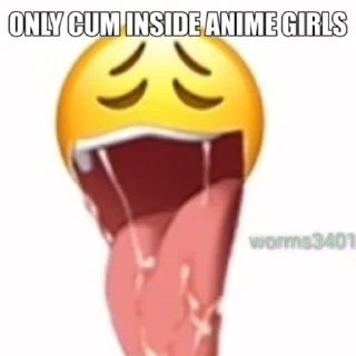 Sticker from Welcome to the cum zone