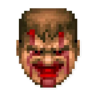 😡 emoji DOOM Telegram sticker 11 of 110