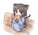 🐟 emoji QT Shiki Stickers Telegram sticker 17 of 52