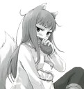 🍘 emoji holo Telegram sticker 9 of 120