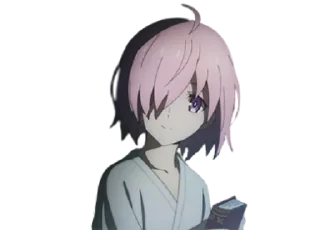 🙂 emoji Fate/GO 🛡 Mash Kyrielight Telegram sticker 20 of 67
