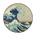 🌊 emoji famous paintings Telegram sticker 21 of 22