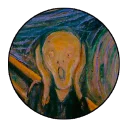 😱 emoji famous paintings Telegram sticker 5 of 22