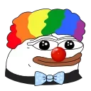 🙂 emoji White Honka  <5> 🤍 - | @Her3i | Telegram sticker 9 of 20