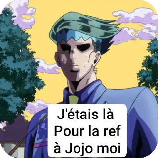 👍 emoji JJBA nuWave Telegram sticker 16 of 49