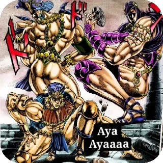 😎 emoji JJBA nuWave Telegram sticker 8 of 49