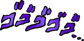Sticker from JJBA nuWave