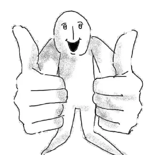 👍 emoji deranged Telegram sticker 1 of 79