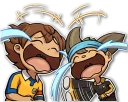 😂 emoji Inazuma Eleven Telegram sticker 15 of 32