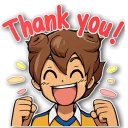 😁 emoji Inazuma Eleven Telegram sticker 13 of 32