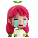 😢 emoji دخترونه 1 Telegram sticker 5 of 23