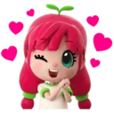 😍 emoji دخترونه 1 Telegram sticker 2 of 23