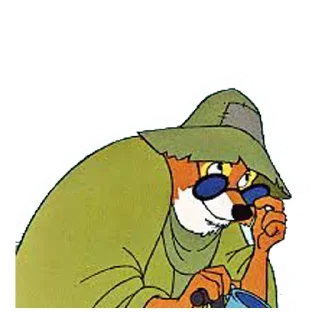 Sticker from Robin Hood Disney