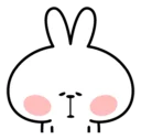 😞 emoji Spoiled Rabbit Facial Expression Telegram sticker 18 of 41