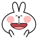🤗 emoji Spoiled Rabbit Facial Expression Telegram sticker 5 of 41