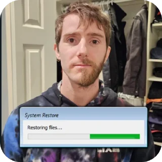 💇 emoji Linus tech tips 🔥🔥 Telegram sticker 5 of 39