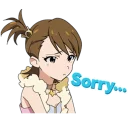 😞 emoji IDOLM@STER L Stickers Telegram sticker 7 of 63