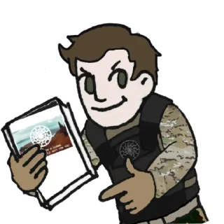 📖 emoji Payton Gendron stickers (by serbro88) Telegram sticker 9 of 23