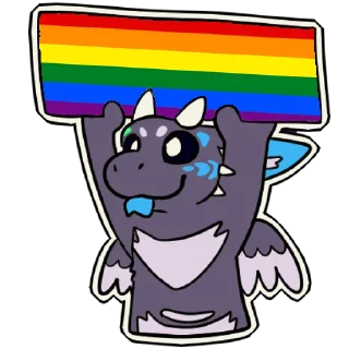 🏳️‍🌈 emoji Lunar Telegram sticker 14 of 82