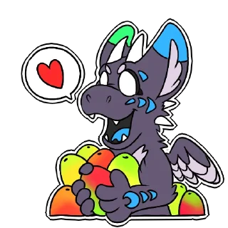 🥭 emoji Lunar Telegram sticker 5 of 82