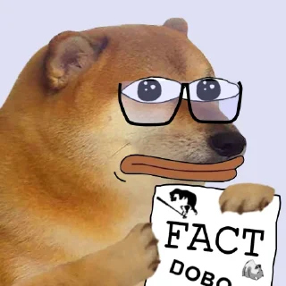 🤓 emoji PepeBonker $DOBO BonkSquad Telegram sticker 5 of 11
