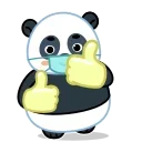 Sticker from Панда @Stickersnew